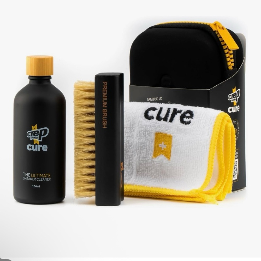 Cure Black and Yellow Sneaker Cleaning Kit